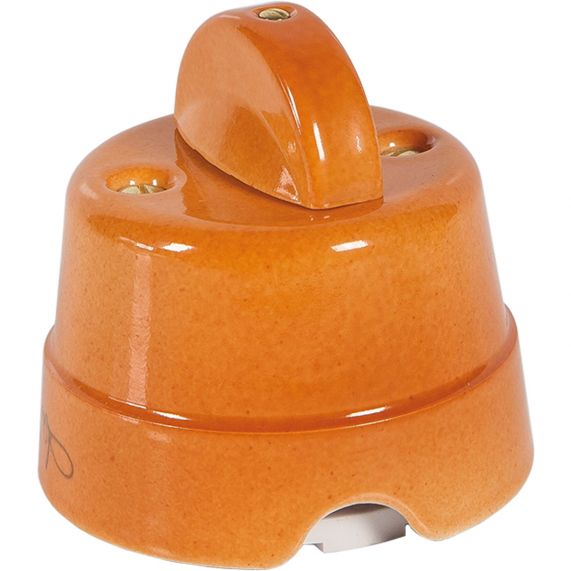 ÎNTRERUPATOR CAP SACARA CERAMICA CAFENIU DESCHIS 10AX 250V ITALIA
