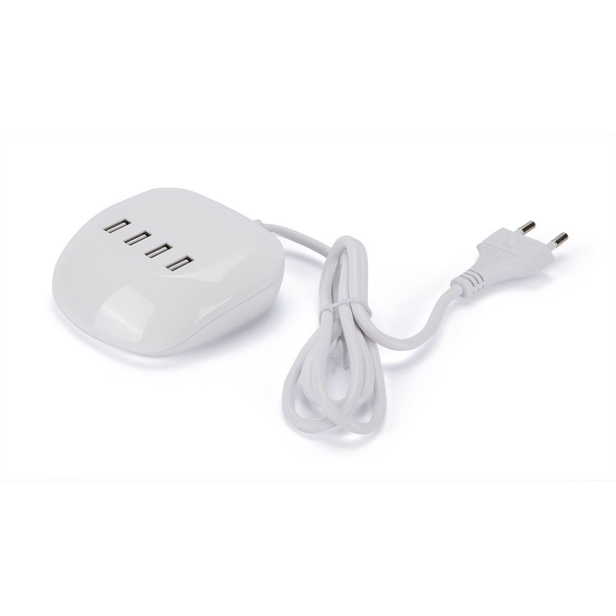Statie de Incarcare USB 3.4A, 18W, Cablu 1.2M, 4 USB-A (2 USB-A 5V / 1.0 A, 2 USB-A 5V / 2, 4A), Alb, Fanton